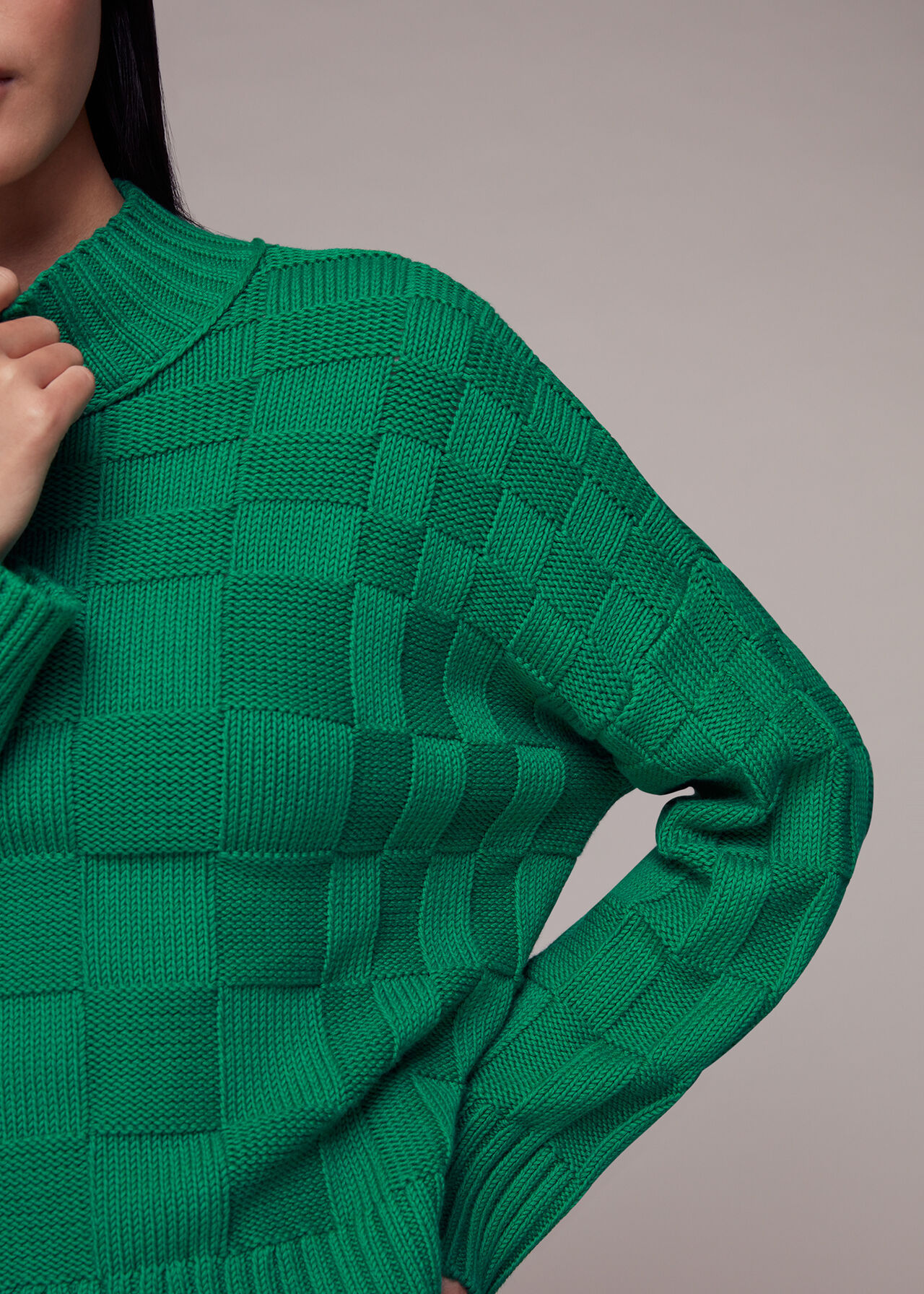 Texture Check Sweater